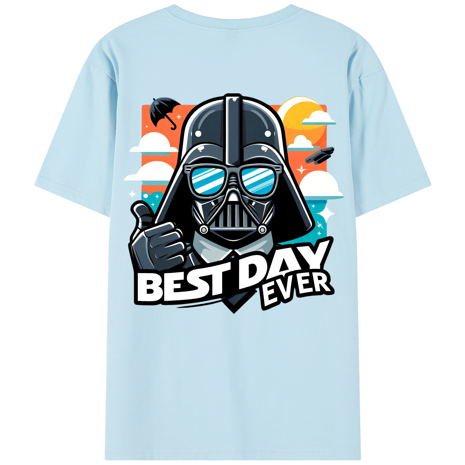 （画像用） スター・ウォーズ Star Wars 綿100％半袖Tシャツ（背面プリント）